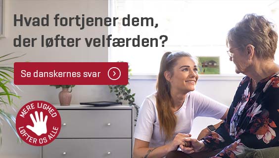 Hvad fortjener dem, der løfter velfærden? Se danskernes svar her